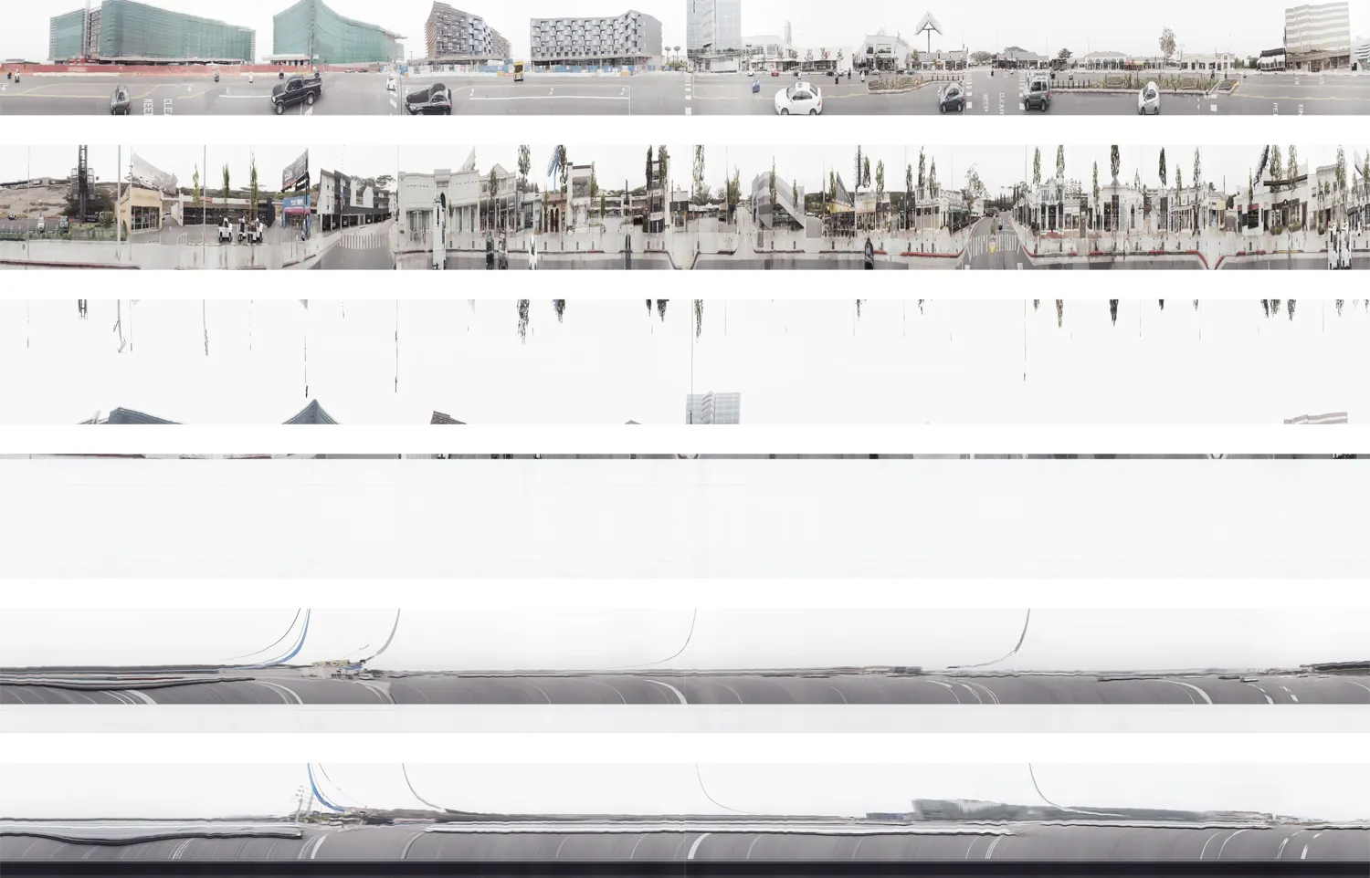 Revisited Spacetime Collage Early Morning Westbound